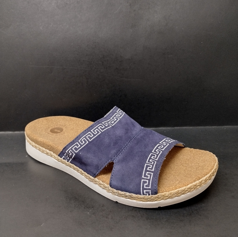 - REVITALIGN - FIONA ORTHOTIC EMBRODERED SUEDE WOMEN'S SANDALS SIZE : 9B - Picture 3 of 11